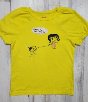Crazy 8 Camiseta Amarillo Brillante Niñas Top Talla M 7-8 Foto 1 de 4