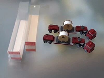 Wiking 1/87 Magirus 235 Tiefladezug VDK   - zwei Serienvarianten -  Konvolut  - Bild 1 von 4