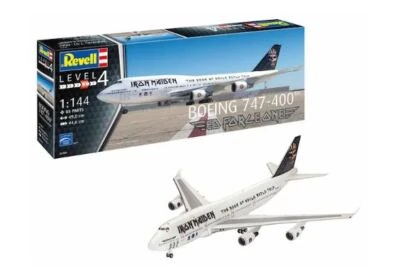 KIT MODELLINO AEREO REVELL BOEING 747-400 ED.FORCE ONE MODELLISMO SCALA 1:144 - Immagine 1 di 4