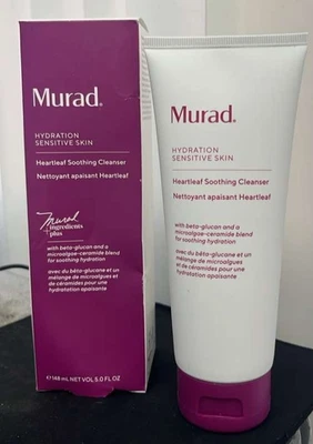 Limpiador calmante Murad Heartleaf piel sensible 5,0 OZ NUEVO EN CAJA fresco Foto 1 de 3