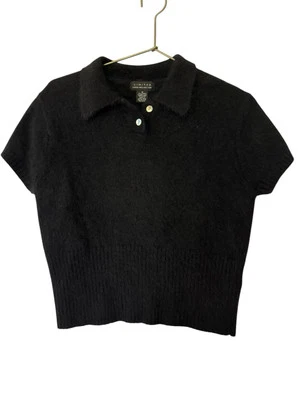 Suéter Suave Mezcla Angora Negro Mediano The Limited Y2K Muñeca Bebé Difusa Foto 1 de 4