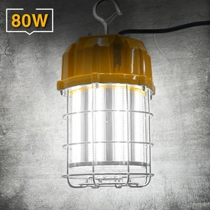 80W LED Construction Light Jobsite Temporary Work Lamp Plug-n-Play with US Plug - Picture 1 of 9