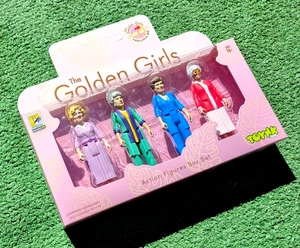 Golden Girls 2025 SDCC Exclusive Retro Action Figures 3.75" Toy 4pc Set NIB - Picture 1 of 4