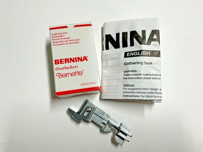 Bernina Overlockers Bernette Gathering Foot A95011300A0 - Brand New!! - Image 1 of 4