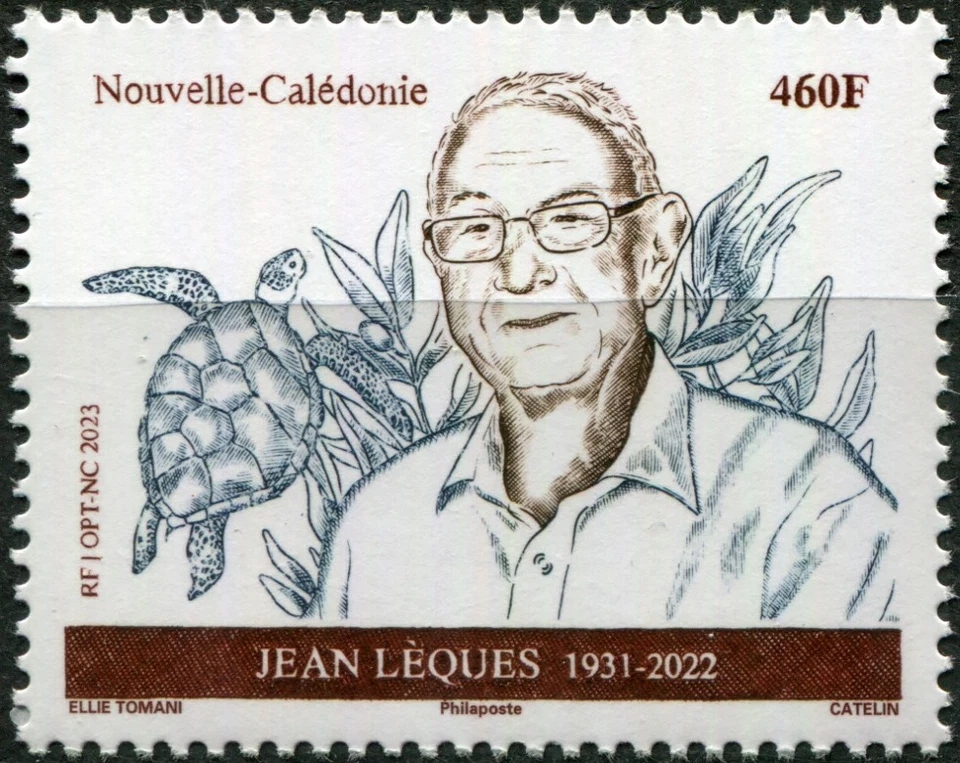 New Caledonia 2023. Jean Leques, Politician (MNH OG **) Stamp - Image 1 of 1