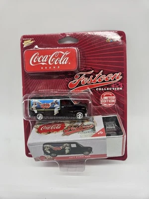 Johnny Lightning 1977 Ford Van Festoon Coca-Cola with Collector's Tin - Image 1 of 3