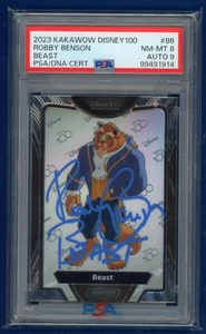 2023 Kakawow Disney 100 Card Robby Benson autograph Dual Graded PSA 8 NM-MT / 9 - Picture 1 of 2