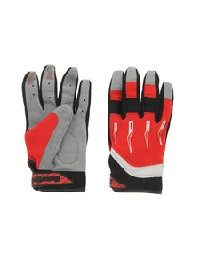Race-Driven ATV MX Off Road Silicone Fingertip Riding Gloves Red - Picture 1 of 12