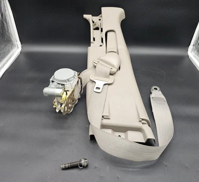 Cinturón de seguridad delantero izquierdo Toyota Tundra 2004-2006 retractor color beige tostado roble cervatillo Foto 1 de 4