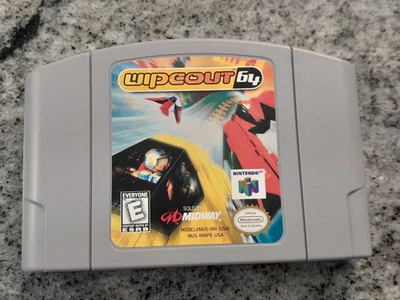WIPEOUT 64 (Nintendo 64, 1998)  Game Cartridge Only Working EUC - Image 1 of 3