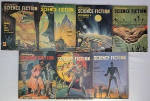 RARE Vintage Astounding Science Fiction Pulp Magazine 1947 - 7 Volumes - Bild 1 von 9