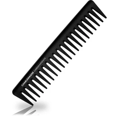 Charlemagne Carbon Haarkamm für Herren Styling Kamm antistatisch NEU + OVP