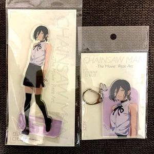 Chainsaw Man Reze Arc Acrylic Stand Keychain Set PARCO POP UP Exclusive JPN NEW - Picture 1 of 2