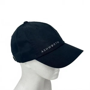 Cappello berretto Ashworth Golf avorio nero ricamato a quadri sotto tesa - Foto 1 di 8