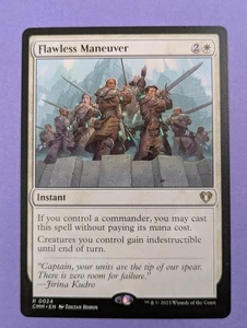 MTG Magic: Commander Masters Flawless Maneuver #0024 Rare - NM - Picture 1 of 2
