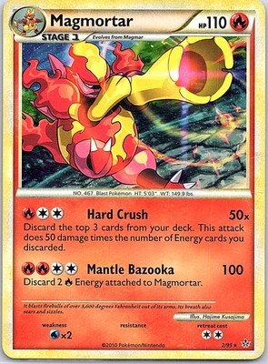 Magmortar 2/95 Unleashed Holo *DMG - Image 1 of 2