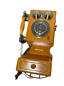 Thomas Crosley Museum Series Drewno Antyk WYGLĄD Telefon ścienny - NICE - Zdjęcie 1 z 7