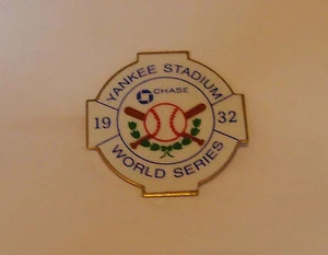 NEW The New York Yankees Chase 1932 World Series Baseball Pin Yankee Stadium - Picture 1 of 1