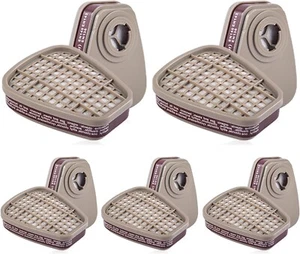 6001CN Organic Vapor Filter Cartridge For 6300 6800 Respirator 5 Sets NEW - Picture 1 of 6