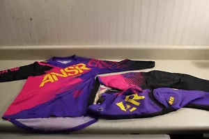 Casey Cochran Answer Racing Purple Black Gear Youth Large Y24 Waist 8883 CC1 - Picture 1 of 17