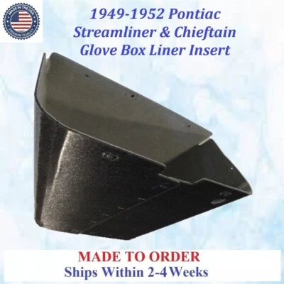 NOVO 1949-1952 PONTIAC CHIEFTAIN & STREAMILINER FORRO DE CAIXA DE LUVAS #PON-GBX-090 - Imagem 1 de 3