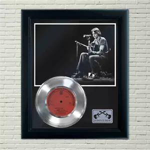 James Taylor "Fire And Rain" Silver Framed Record Display - Picture 1 of 4