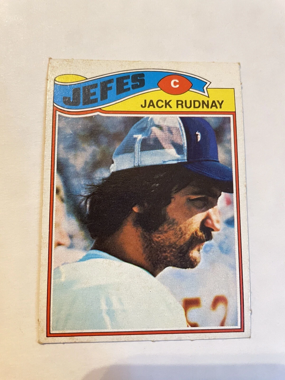 1977 Topps Mexican - #487 Jack Rudnay Chiefs Jefes Rare SP Rare Only 1 On Ebay