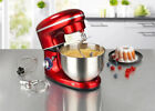 Küchenmaschine Rührmaschine Mixer 6 L. Edelstahltopf Knetmaschine 1500 Watt Rot