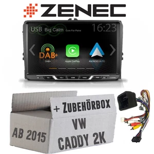 VW Caddy 2K ab 2015 | Zenec Z-E2055 | 2-DIN Autoradio mit Bluetooth | DAB+ | USB - Bild 1 von 6