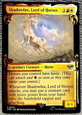 Shawdowfax Lord Of Horses Showcase Scroll Lord Of The Ring 678 MTG NM - Image 1 of 2