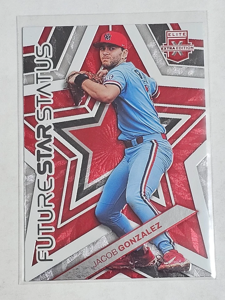 2023 Panini Elite Extra Edition Future Star Status Jacob Gonzalez #FS-16 Chi WS - Image 1 of 1