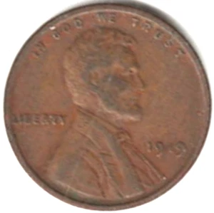 1919 Lincoln cent in VERY FINE condition ~ PLEASE SEE THE SCAN stk p 301 - Foto 1 di 5