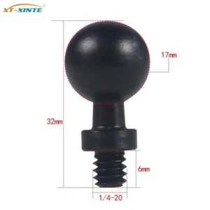 Ball Head Bracket Motorcycle Phone Mount Base for Gopro Insta360 Action Camera - Picture 1 of 28