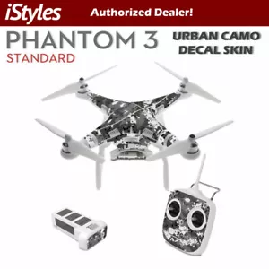 DJI Phantom 3 Standard Skin Decal Wrap - Urban Camo - Picture 1 of 1