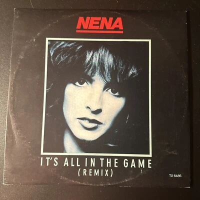 NENA - IT’S ALL IN THE GAME - EPIC ‎– TX 6486 - 1985 -  12" Remixes Foto 1 de 4