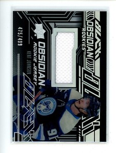 2022-23 Upper Deck SPx KENT JOHNSON #KJ Rookie Black Obsidian Jersey Patch /499
