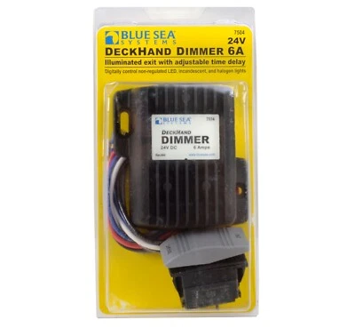 Atenuador de iluminación LED Blue Sea DeckHand con salida iluminada 6 amperios 24V 7504 Foto 1 de 2