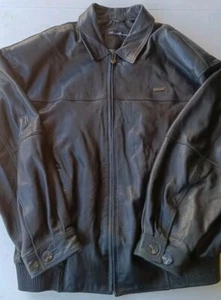 Marc Buchanan Leather Jacket 25th ANNIVERSARY 1993 SEE PICS FOR CONDITION Sz 46 - Picture 1 of 24