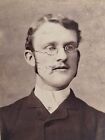 Victorian Photo CDV Gent Spectacles High Collar E Kelly Plymouth 