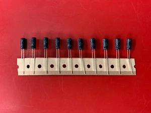 10x NRSA100M50V5X11 NIC CAPACITOR ALUMINUM ELECTROLYTIC 10UF 50V RADIAL 5X11mm - Picture 1 of 5