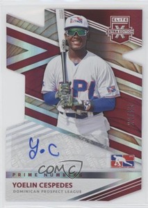 2020 Elite Extra Edition Dominican Propsect League /55 Yoelin Cespedes #182 Auto