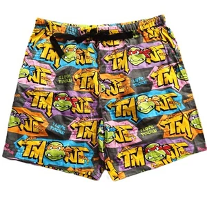 Peter Alexander Mens Boxers Teenage Mutant Ninja Turtle Graffiti Pyjama Shorts - Picture 1 of 6