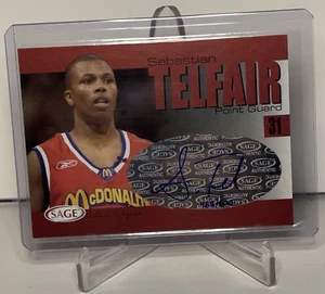 SEBASTIAN TELFAIR 2004 SAGE AUTHENTIC AUTOGRAPH AUTO RC /600  - Picture 1 of 1