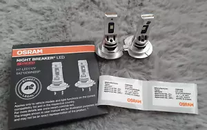 2x OSRAM H7 NIGHT BREAKER LED SPEED 6000K StVZO-Konforme 2025 - Bild 1 von 10