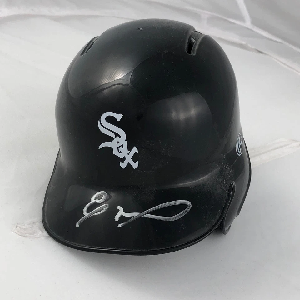 Eloy Jimenez signed mini helmet PSA/DNA Chicago White Sox autographed Foto 1 de 3