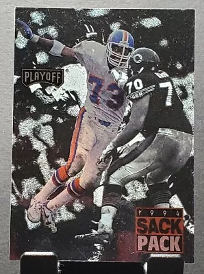 1994 Playoff #227 Simon Fletcher BRONCOS SACK PACK SP football card🏈NM/MT - Image 1 of 2