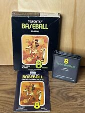 Baseball (Atari 2600, Sears Tele-Games, 1978) Complete In Box Cleaned Tested