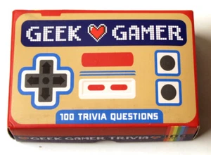Geek Gamer 100 Trivia Questions Card Deck - Picture 1 of 4