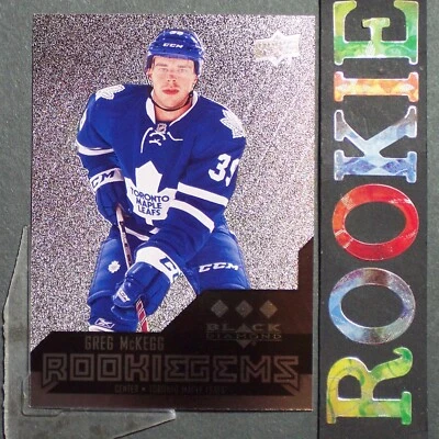 GREG McKEGG  RC  2014/15  Black Diamond  ROOKIE Gems #183  Maple Leafs - Image 1 of 2