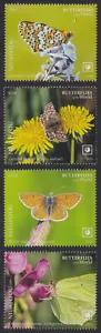 Niuafo'ou (2020) Butterflies of the World, Part I, Large Stamp - Sgls, Set/4 - Picture 1 of 1